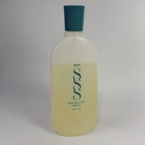 1987 Avon Skin So Soft Original Bath Oil Bottle 16 oz 90% Full